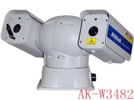 激光夜视一体化云台摄像机（AK-W3482）