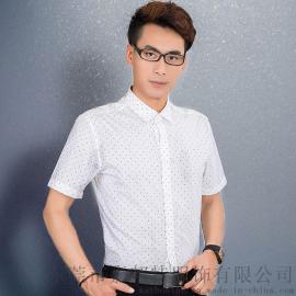 嘉邦特新款品牌男士短袖衬衫纯棉舒适商务休闲韩版流行衬衣