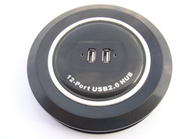 厂家直销24口HUB USB2.0 HUB 工业级USB HUB 圆形HUB