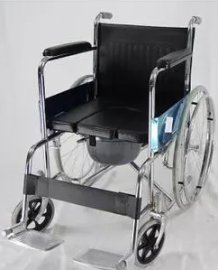 成都通和牌手动轮椅 家用 老人轮椅 钢管 可折叠大号带坐便 包邮