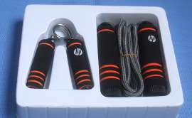 跳绳握力器组合两件套家庭健身套装促销广告礼品套装