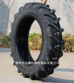 农用拖拉机轮胎9.5-24 9.50-24 R-1 人字型胎面花纹 含内胎