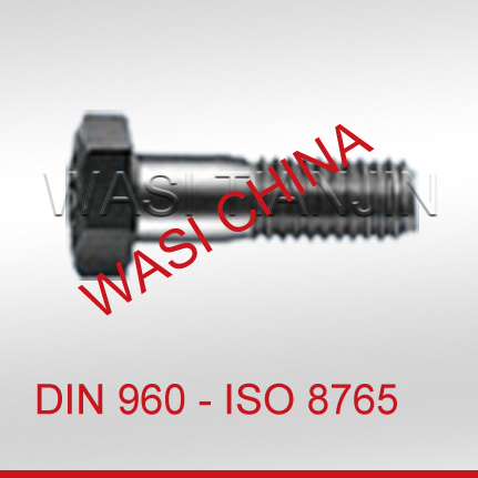 供应10.9级高强细牙六角螺栓DIN960